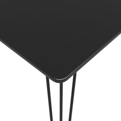 vidaXL Masă de bar, negru, 120 x 60 x 105 cm