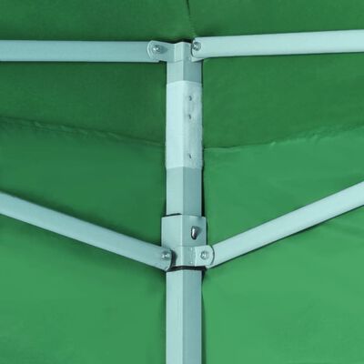 vidaXL Cort pliabil cu 2 pereți, verde, 3 x 3 m