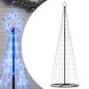 vidaXL Pom de Crăciun LED 550 LED-uri Albastru 300 cm