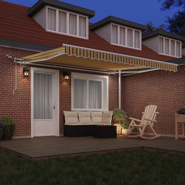 vidaXL Cortina Retractabilă Multicolour 400 &times; 350 cm