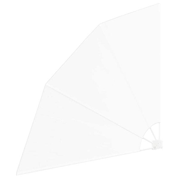 vidaXL Ecran de intimitate pentru balcon Alb 160 x 160 cm Poliester