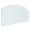 vidaXL Placă de sticlă pentru semineu Transparent 100 x 50 cm Sticlă