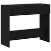 vidaXL Masă de consolă Stejar Negru 30 x 36 x 75 cm Lemn prelucrat