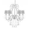 vidaXL Candelabru cu 2300 de cristale, alb