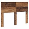 vidaXL Cadru de pat cu headboard Lemn vechi 120 x 200 cm Lemn compozit