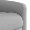 vidaXL Scaun reclinabil electric Cloud Grey Fabric