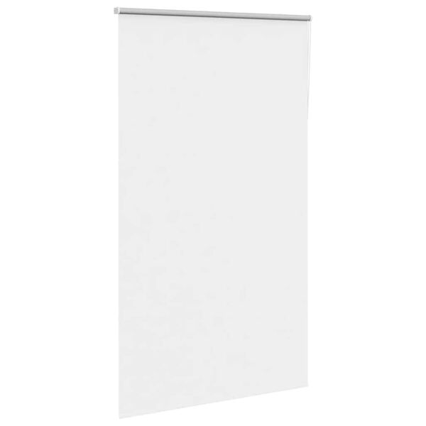 vidaXL Jaluzea cu role opace alb 130x210 cm lățime material 126,6 cm