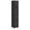 vidaXL Set de Dulapuri 2 buc. Negru Lemn prelucrat