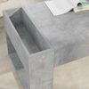 vidaXL Masă de cafea Gri din beton 110 x 50 x 41 cm Lemn compozit