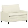 vidaXL Canapea Crem 126 x 81 x 87,5 cm Țesătură