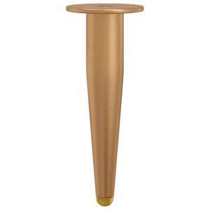 vidaXL Picioare &Icirc;n picioare 2 buc. Auriu 98 x 40 mm Fier