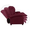 vidaXL Canapea rabatabilă cu 3 locuri, purpuriu, material textil