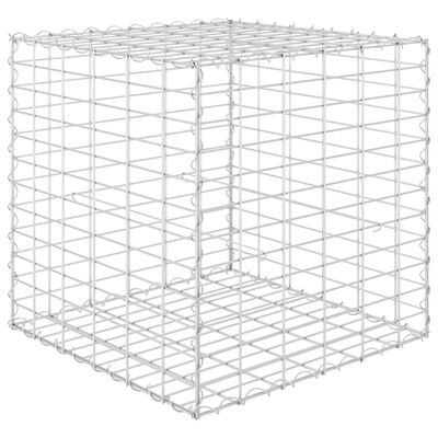 vidaXL Strat înălțat cub gabion, 60 x 60 x 60 cm, sârmă de oțel
