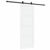 vidaXL Ușă glisantă ORKDAL Alb 78 x 211 cm Lemn de pin masiv