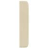 vidaXL Ureche pentru Tăblie Crem 80 x 16 x 4 cm PVC