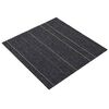 vidaXL Placă de carpetă Gri &icirc;nchis cu dungi 50 x 50 cm 20 buc.