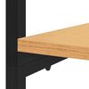 vidaXL Șifonier, negru și stejar, 90x40x167 cm, metal/lemn prelucrat