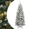 vidaXL Brad de Crăciun artificial Alb 210 cm