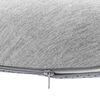 vidaXL Pernă pentru șezut Gri deschis 42 x 36,5 x 8 cm
