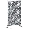 vidaXL Ecran de intimitate 100 x 50 x 180 cm Oțel Antracit