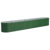 vidaXL Strat &icirc;nălțat grădină 260x40x36 cm oțel galvanizat