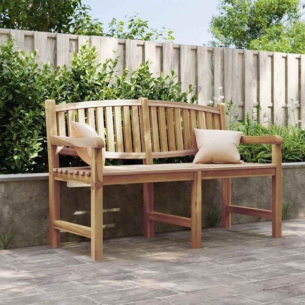 vidaXL Bancă de grădină, 149,5x60x90 cm, lemn masiv de tec