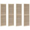 vidaXL Ușă de Dulap cu ușă 4 pcs natural 201 x 2,1 x 59,5 cm