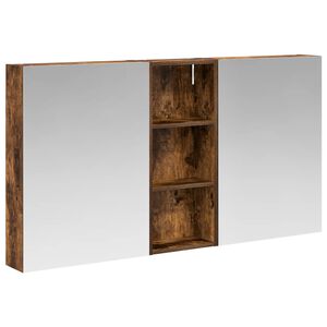 vidaXL Set dulap baie 3 buc. 130 x 14,5 x 70 cm Lemn prelucrat