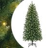 vidaXL Brad de Crăciun artificial Verde 120 cm PE și PVC