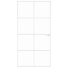 vidaXL Ușă de interior alb 102x201,5 cm sticlă securiz./aluminiu slim
