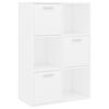 vidaXL Dulap de depozitare, alb, 60 x 29,5 x 90 cm, lemn prelucrat