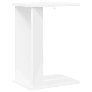vidaXL Masă laterală Alb 35 x 25 x 50 cm Lemn prelucrat
