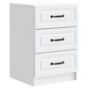 vidaXL Dulap de noapte cu sertar Alb 43 x 41 x 63,5 cm Lemn prelucrat