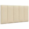 vidaXL Pernă pentru tăblie de pat, Hanko, crem, 90 cm, material textil