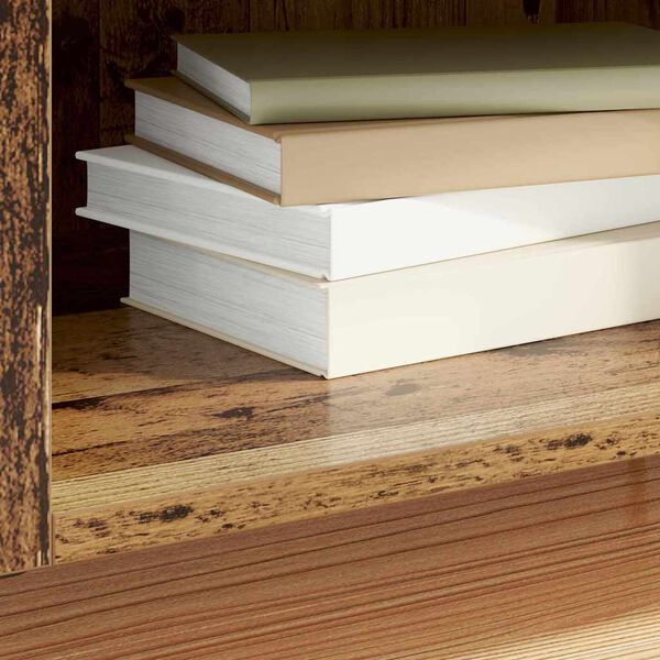 vidaXL Dulap pentru discuri de vinil Lemn Vechi 121 x 38 x 48 cm