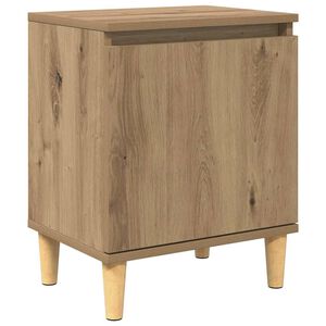 vidaXL Dulap de noapte Stejar Artizanal 40 x 30 x 50 cm Lemn compozit