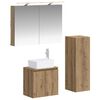 vidaXL Set de mobilier pentru baie 4 buc. Stejar Artizanal