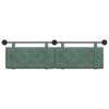 vidaXL Cap de pat suspendat Verde Mării 170 x 55 x 5 cm Catifea
