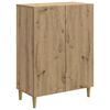 vidaXL Bufet Stejar Artizanal 66 x 34,5 x 90 cm Lemn prelucrat