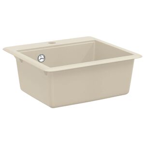 vidaXL Chiuvetă Bej 470 x 440 mm Granit