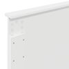 vidaXL Tăblie cap cu headboard Alb 75 cm Lemn compozit