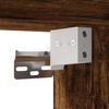 vidaXL Dulap TV, stejar fumuriu, 60x31x39,5 cm lemn și metal