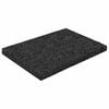 vidaXL Pat din granulate de cauciuc Negru 6 x 9 x 0,6 cm Cauciuc