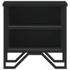 vidaXL Noptiere, 2 buc., negru, 40x30x40 cm, lemn prelucrat