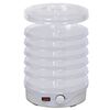 vidaXL Deshidrator de alimente cu 6 tăvi stivuibile (rotund)