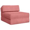 vidaXL Canapea Pat Pliabilă Roz 60 x 70 x 41 cm Țesătură