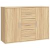 vidaXL Dulap, stejar sonoma, 91x29,5x65 cm, lemn compozit