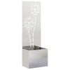 vidaXL Ecran de intimitate pentru grădină Argintiu 50 x 32 x 150 cm