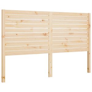 vidaXL Tăblie de pat, 126x4x100 cm, lemn masiv de pin