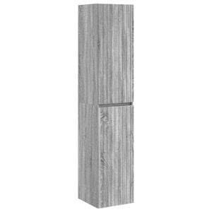 vidaXL Dulap Bathroom Montat pe Perete Sonoma gri 33 x 34,5 x 160 cm